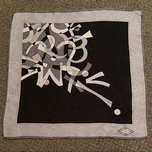 Vintage 1960/70’s Silk Jacquard Versace Scarf